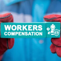 workers' compensation spelled out on a medical tag